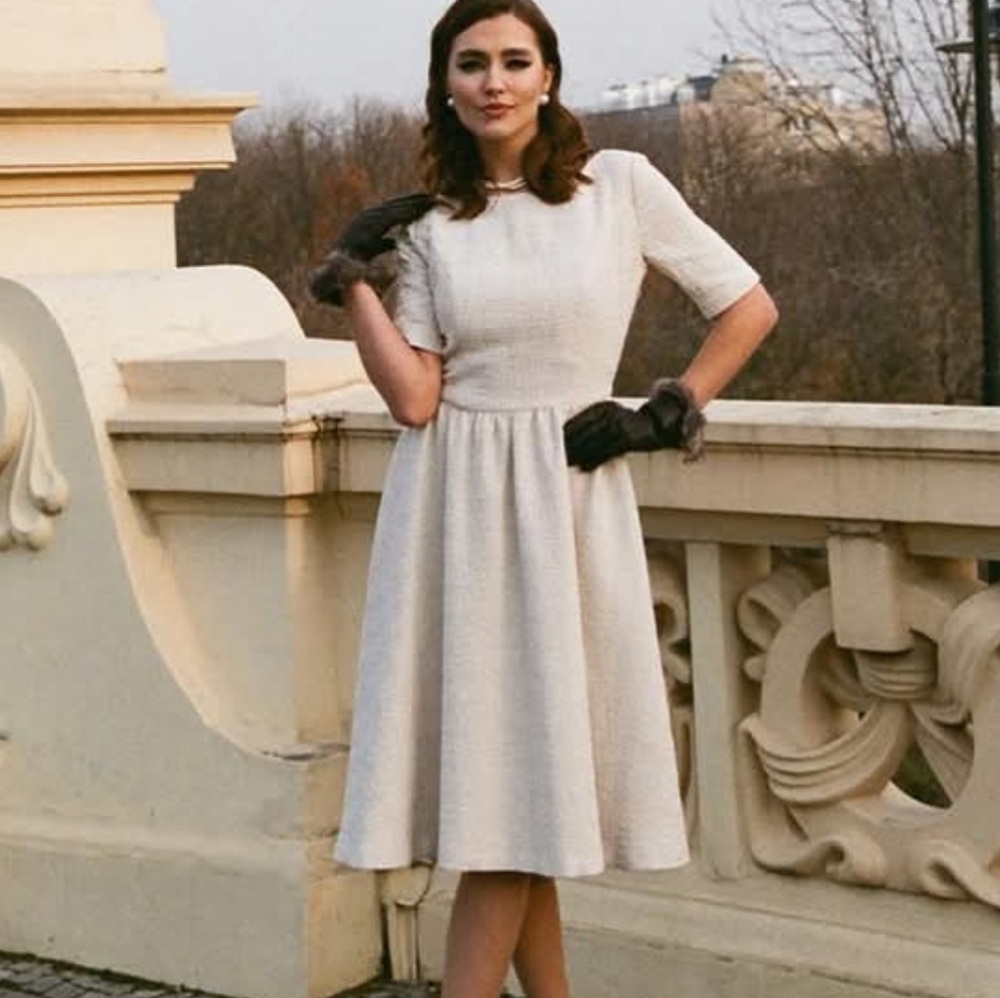 Elegant Cream Dress